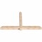 Ekena Millwork Eugene Smooth Timber Gable Bracket, Douglas Fir, 84"W x 49"H x 5 1/2"D x 5 1/2"F, 14/12 Pitch GBW084X49X0606EUG00SDF - alternate 4